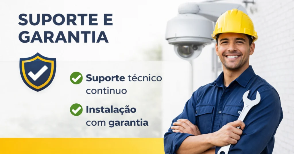 Suporte técnico contínuo e instalação com garantia em cercas elétricas e câmeras de segurança - Rei da Cerca Elétrica SP.